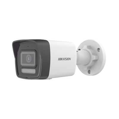 [Dual Light] Bala IP 4 Megapixel / Lente 2.8 mm / 30 mts IR + 30 mts Luz Blanca / Micrófono Integrado / ACUSENSE Lite / Exterior IP67 / H.265 / PoE  / Micro SD