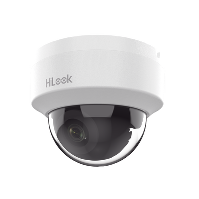 HiLook Series / Domo IP 4 Megapixel  / Lente 2.8 mm (Gran Angular) / 20 mts IR / Interior / PoE / dWDR / H.265+ / ONVIF